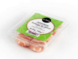 Geitenkaas met gerookt spek 25gx6