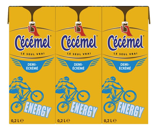 Cécémel energy demi-écrémé (briq) 20clx6