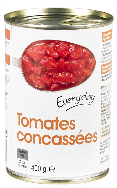 Tomates concassés 400g