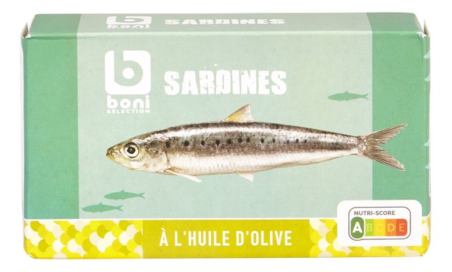Sardines à l'huile d'olive 125g