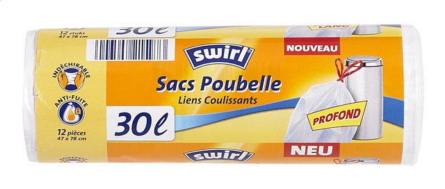 Sac poubelle transp.T10 25Lx50 - Solucious
