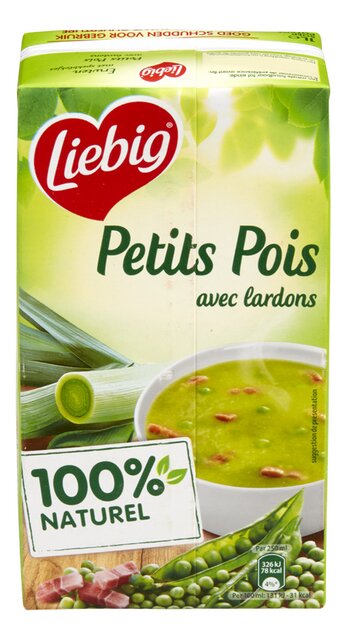 Soupe de Petits pois avec lardons DéliSoup' 1L