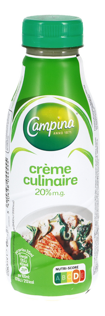 Crème culinaire MG 20% 250ml