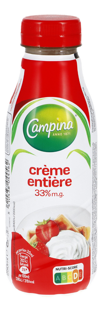 Crème 33% MG 250ml