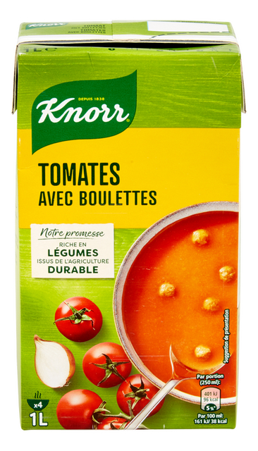 Soupe aux tomates avec boulettes Classic 1L