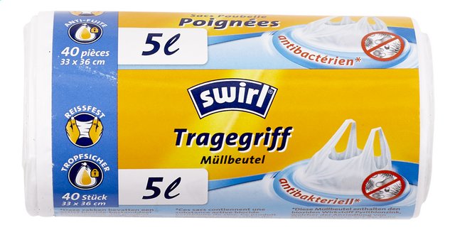 Sac poubelles antibact. 5Lx40