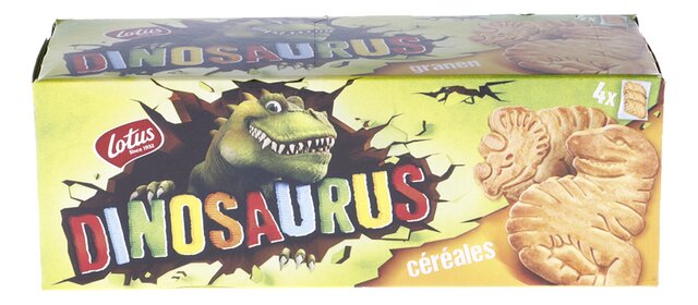 Biscuits Dinosaurus aux céréales ind.(3p)x4 175g