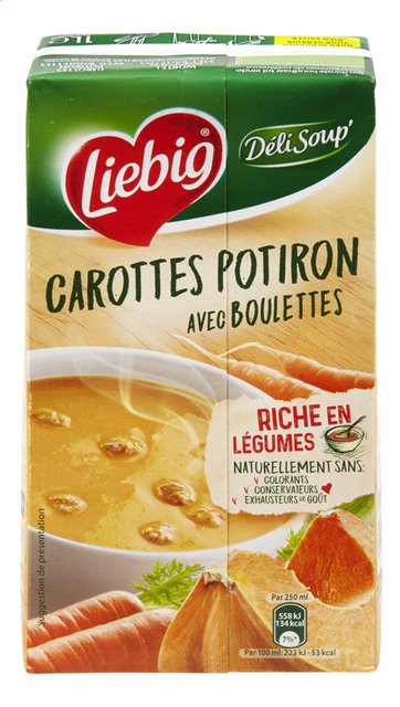 Carottes-potiron-boulettes DéliSoup' 1L