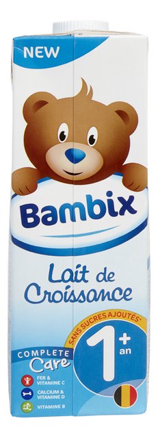 Lait croissance nature +1ans 1L