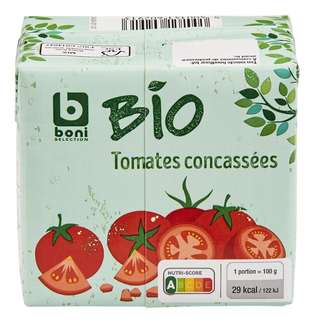 Tomates concassées BIO 500g