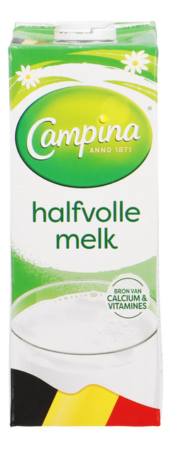 Melk halfvol 1L