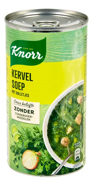 Kervelsoep met balletjes 533g
