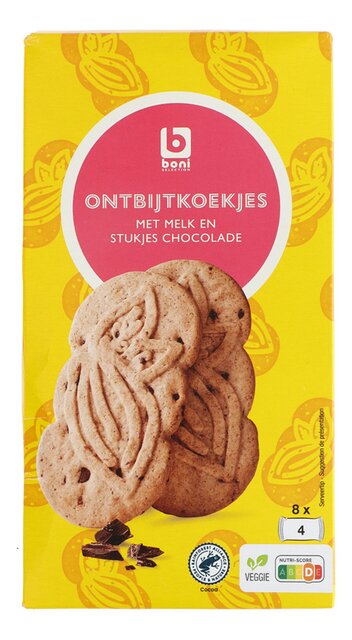 Ontbijtkoekjes melk ind. 50gx8