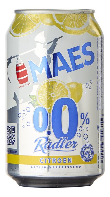 Maes Radler citroen 0,0% 33cl