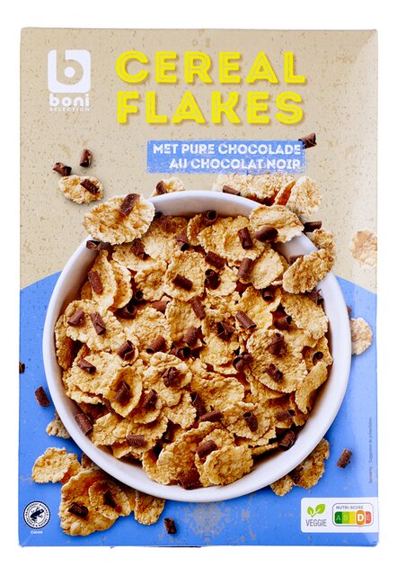 Cereal flakes pure chocolade 475g