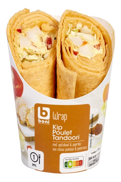 Wraps kip-tandoori 170g