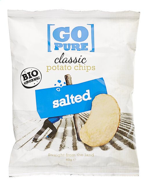 Chips classic zout BIO 40g