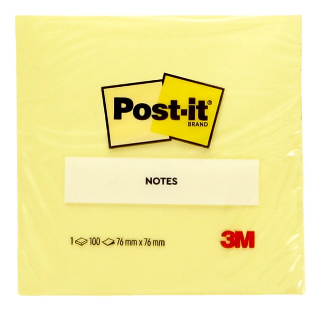 Post-it geel 100 blaadjes