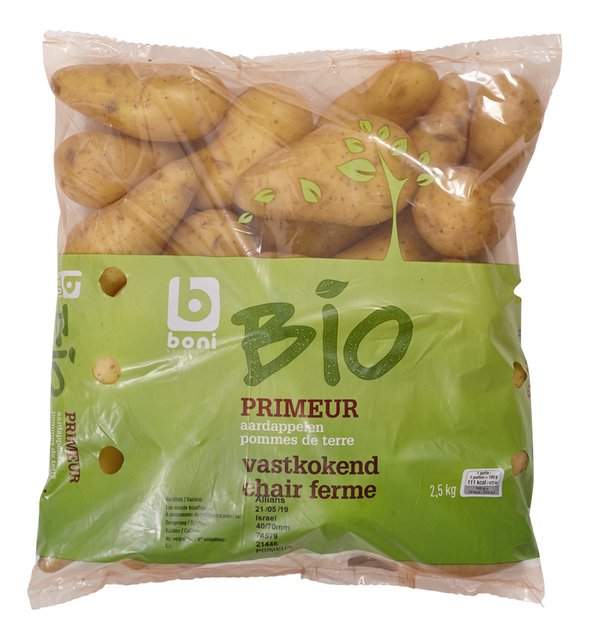 Pommes de terre primeur chair ferme BIO 2,5kg