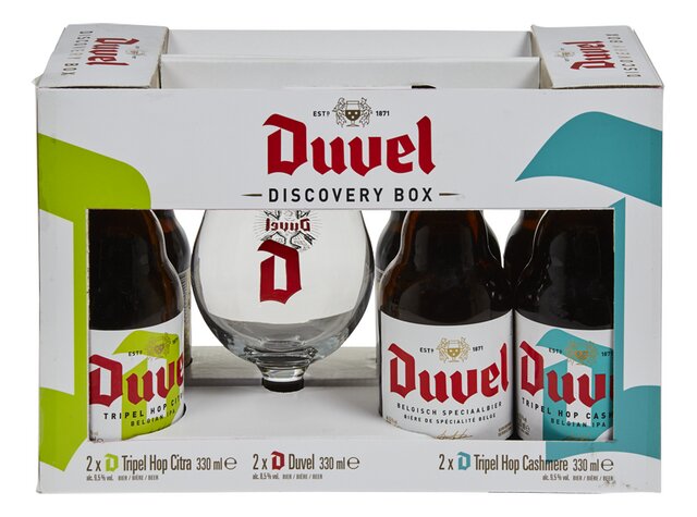 Pack cadeau max. 9,5% 33clx6 + verre