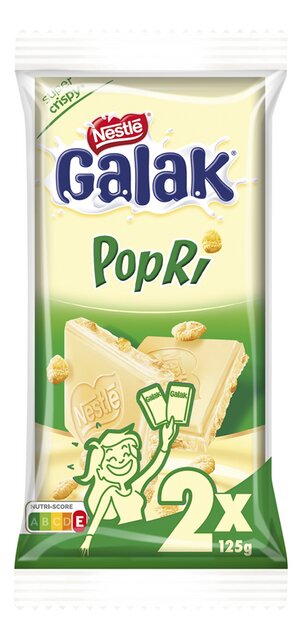 Witte chocolade Galak Popri 125gx2