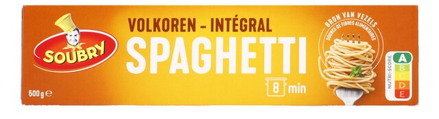 Spaghetti volkoren (8' à 9') 500g
