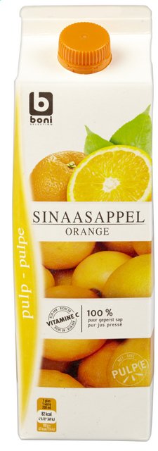 Sinaasappelsap vers pulp 1L