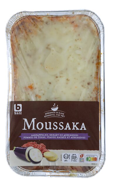 Moussaka met varkensvlees 1kg