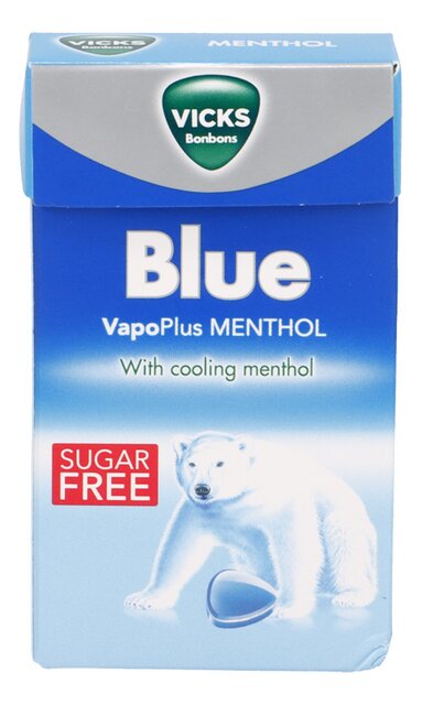 Vapoplus blue mentol sans sucre 40g