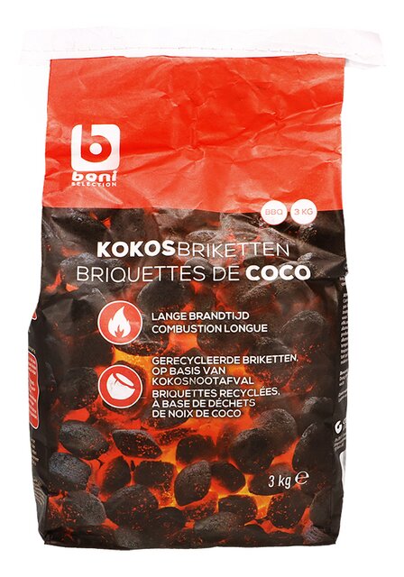 Briquettes de coco 3kg