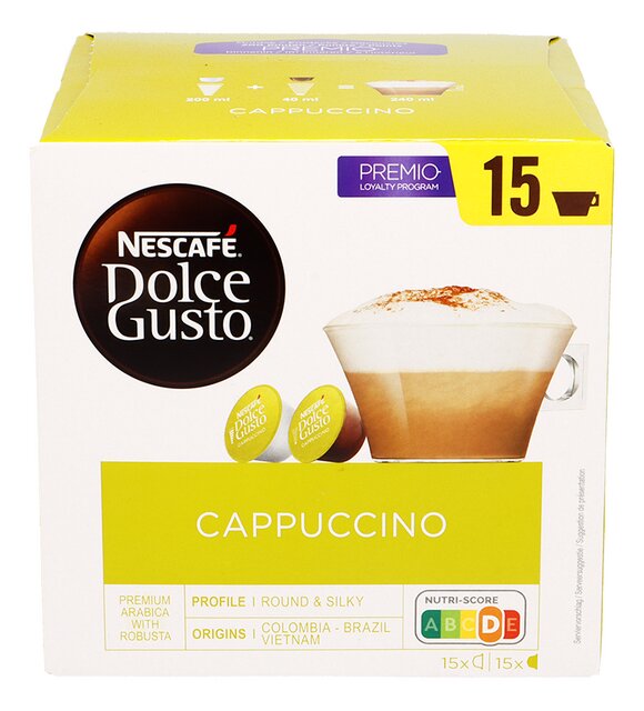 Dolce Gusto cappuccino 30cups