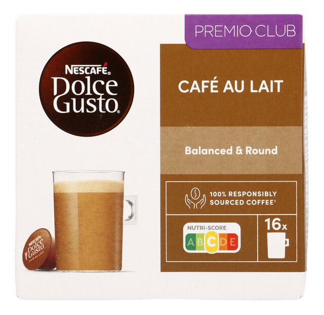 Dolce Gusto café au lait 16cups 150g