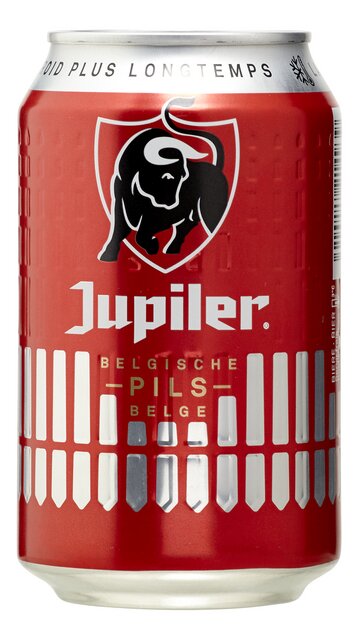 Jupiler pils 5,2% Cold Grip can 33cl