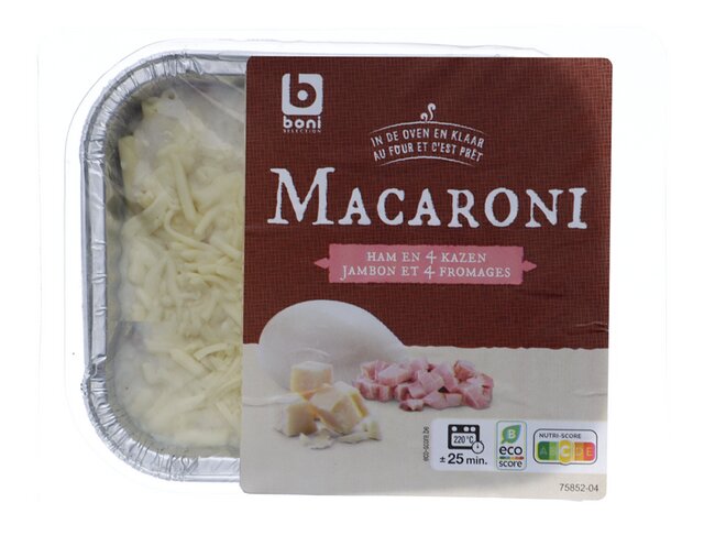 Macaroni jambon-4 fromages 400g