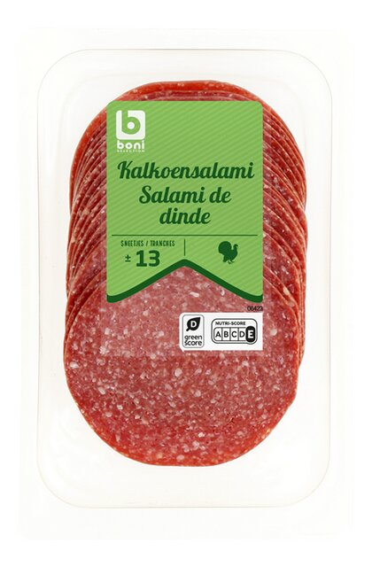 Kalkoensalami ±13 sneetjes 150g