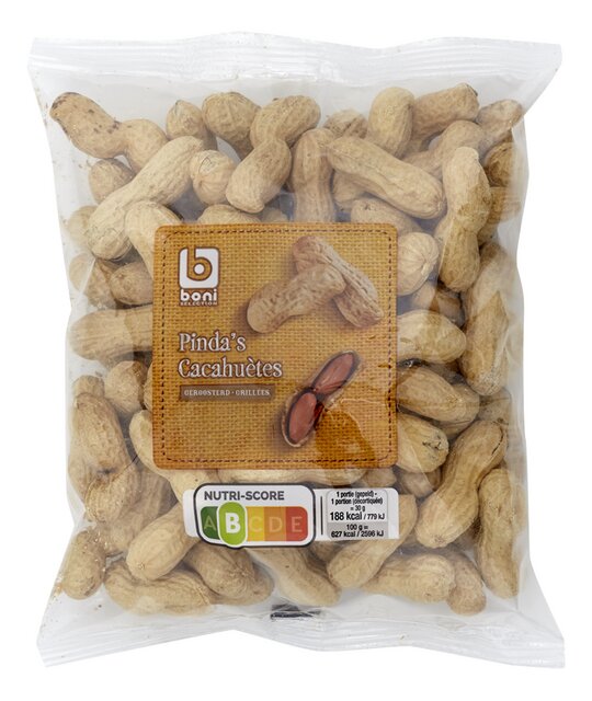 Cacahuètes jumbo grillées non-décortiquées 250g
