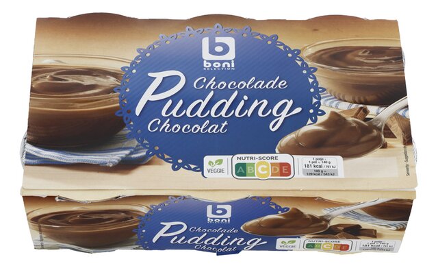 Pudding goût chocolat 140gx6