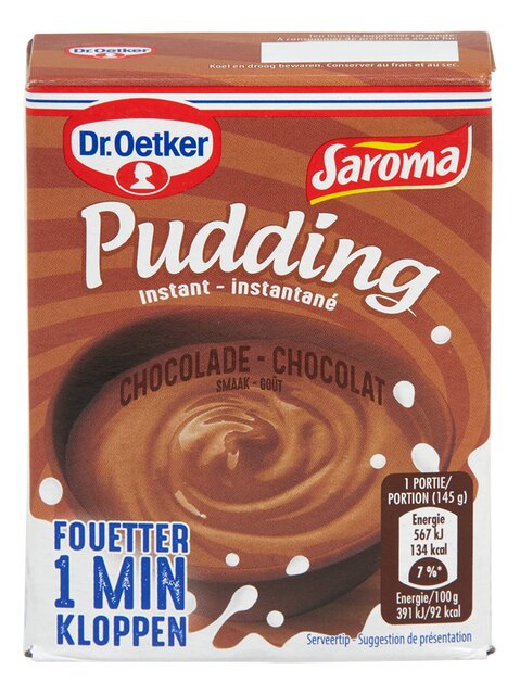 Poudre de pudding chocolat saroma 80g