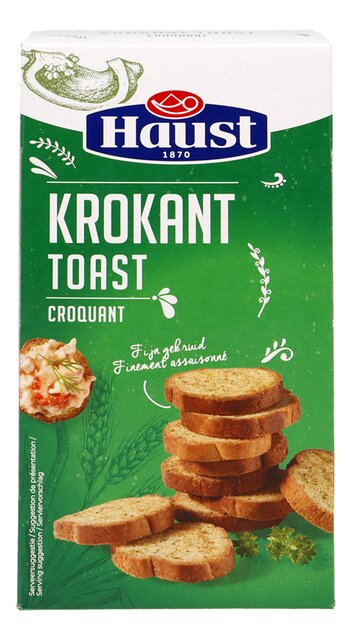 Toast croquant rond 30p 100g