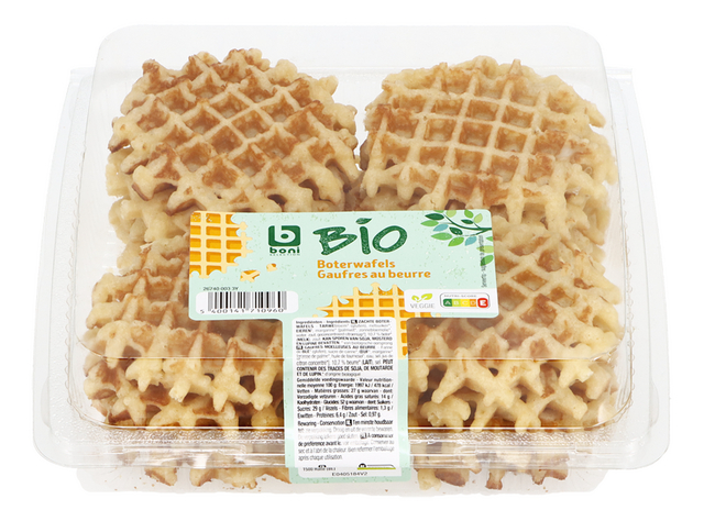 Artisanale wafels BIO 500g