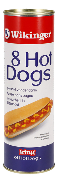 Saucisses hotdog 8p 620g