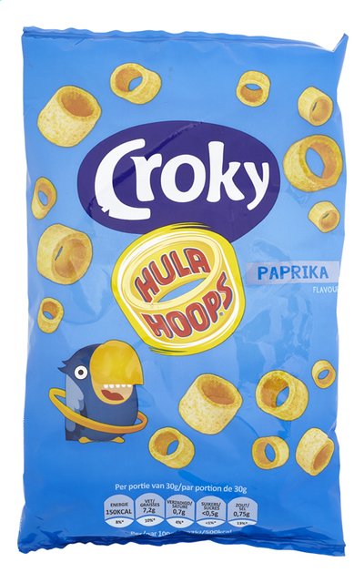 Chips Hula hoops paprika 100g