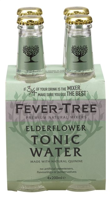 Elderflower tonic water 200mlx4
