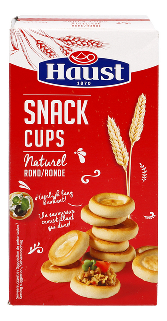 Snack cups toast rond 130g