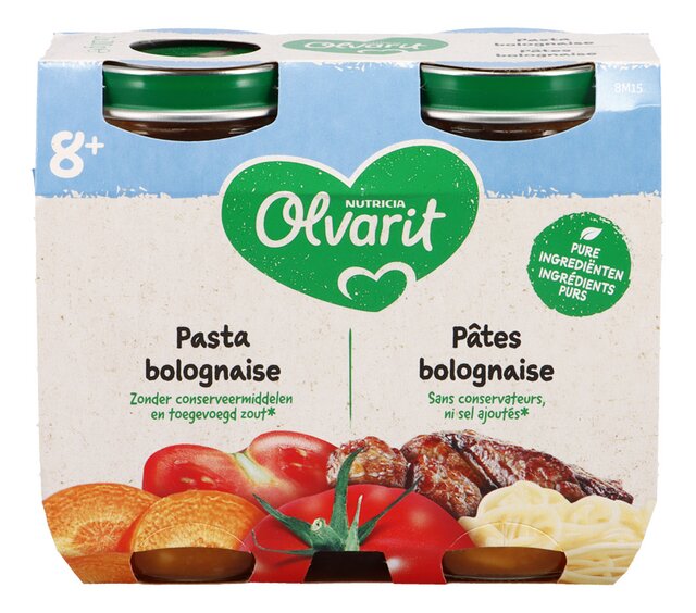 Pasta bolognaise +8M 200gx2