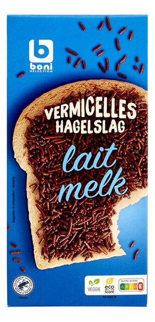 Hagelslag van melkchocolade 20% 600g
