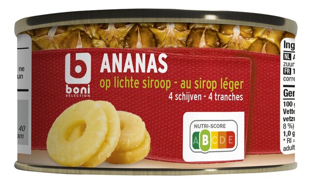 Ananas en tranches au sirop 4p 227g