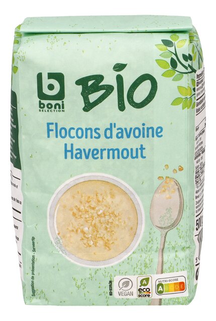 Flocons d'avoine BIO 500g - Solucious