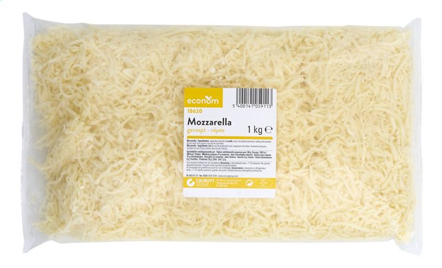 Mozzarella geraspt 1kg