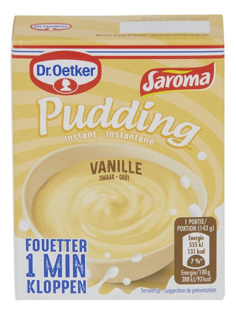 Poudre de pudding vanille saroma 74g